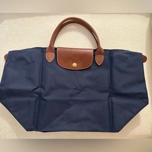 Longchamp Le Pliage Navy medium size